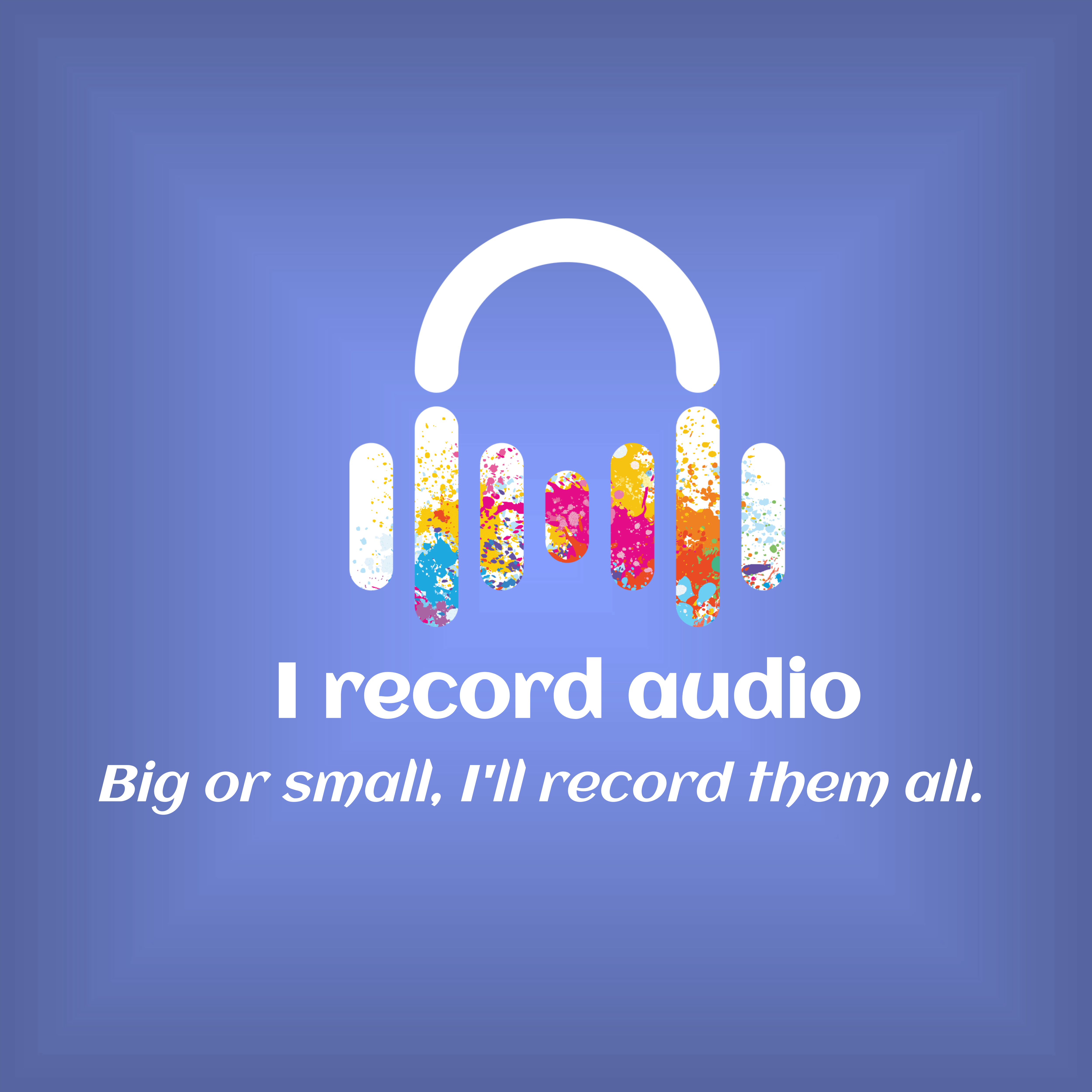 I record audio
